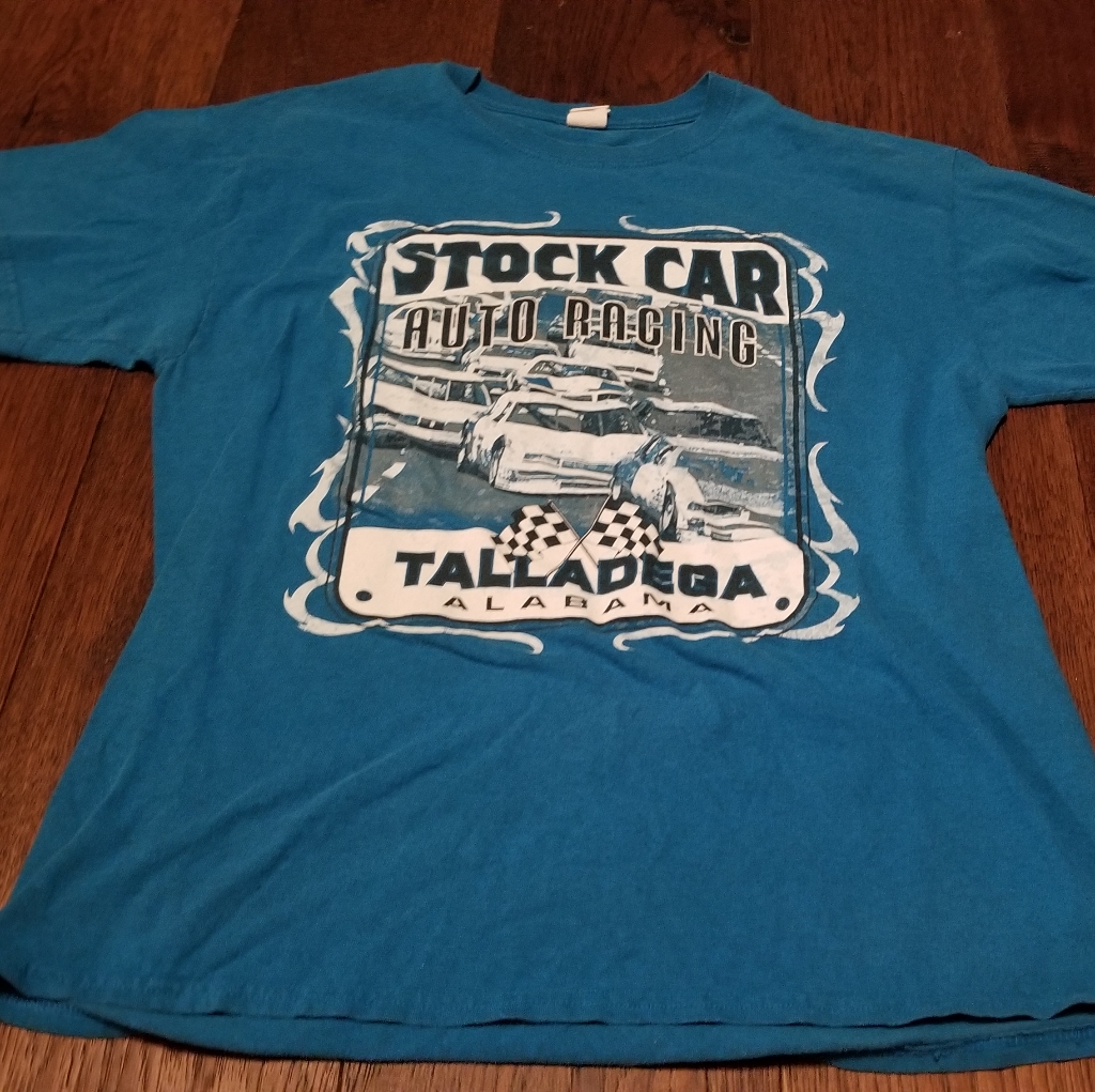 Talladega Alabama Nascar Shirt 2017 Blue Large